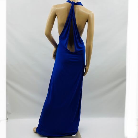 ASOS Royal Blue Backless Maxi Dress - Picture 10 of 10